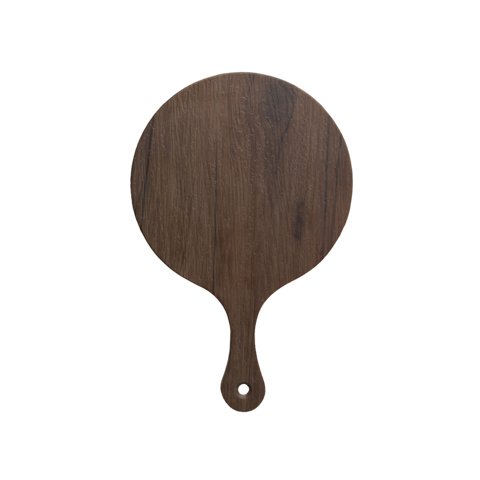 MELAMINE ROUND GOURMET BOARD WITH HANDLE