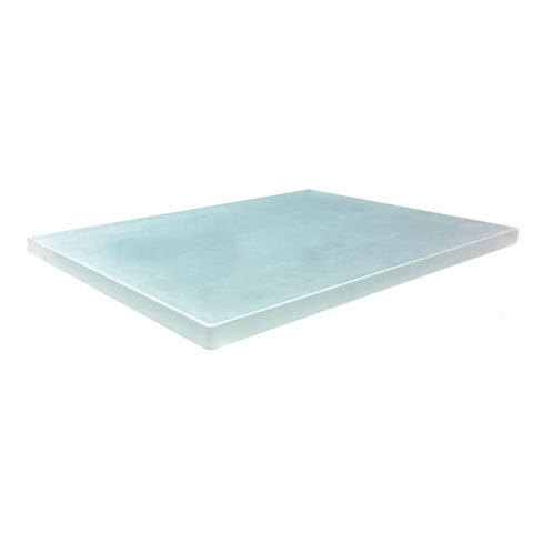 Efay Rectangle Crystal Pastry Tray L40xW30xH1.8cm, Grey