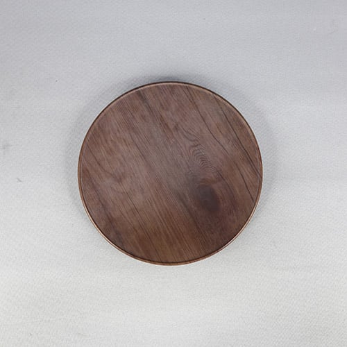 Efay Melamine Round 9" Board , (Oak) Earth, Mela