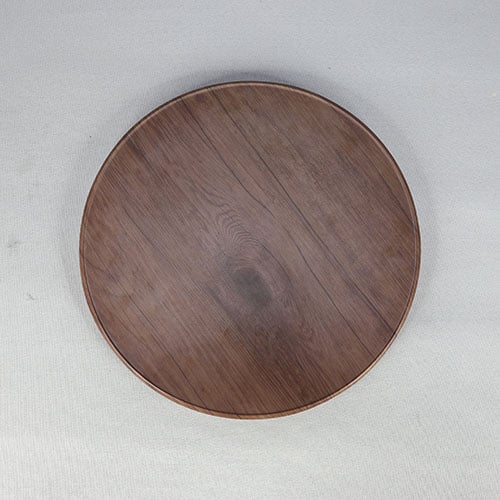 Efay Melamine Round 11" Board , (Oak) Earth, Mela