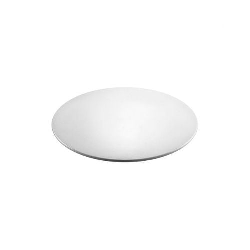 MEL 13" FOOTED ROUND PLATTER D33xH2cm, IVORY, EFAY