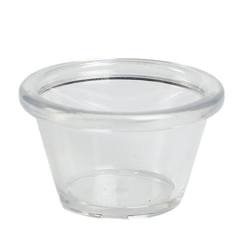 PET RAMEKIN Ø6xH3.5cm, 1.5oz, TRANSPARENT, 12pcs/pkt, EFAY