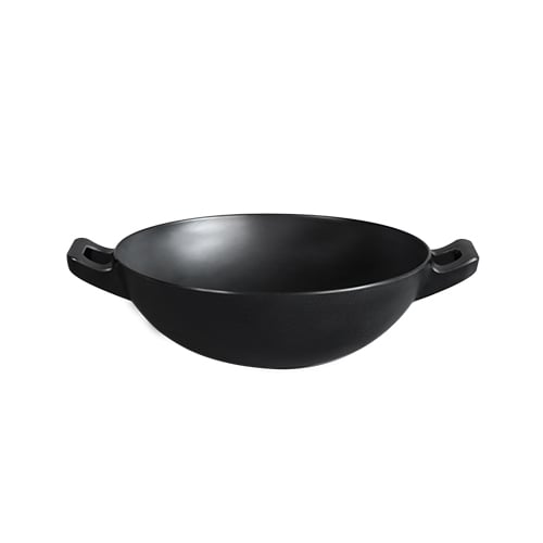 MEL 15" SALAD WOK L38xW30xH10cm, BLACK, LITTLE CHEF, EFAY