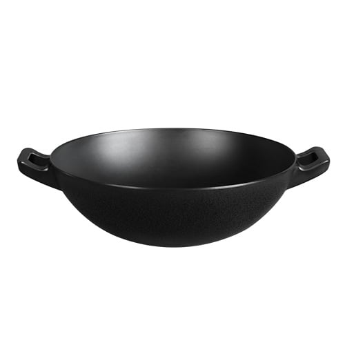 MEL 17" SALAD WOK L43.7xW35xH11.7cm, BLACK, LITTLE CHEF, EFAY