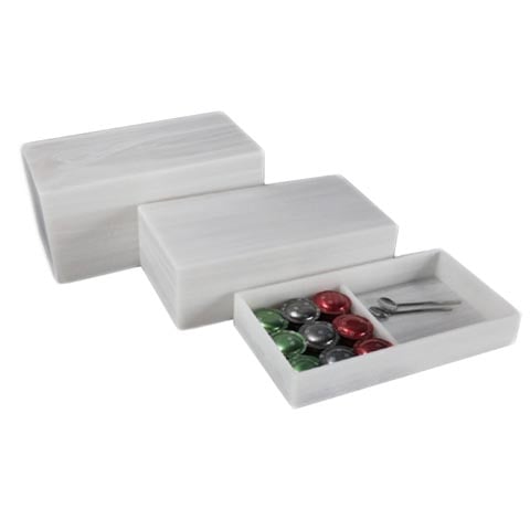 Efay ABS GN 1/3 2-Compartment Storage Box / Display Stand , Cloud