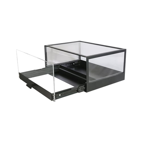 Efay Acrylic Pastry Display Case , Black, Lux Iso