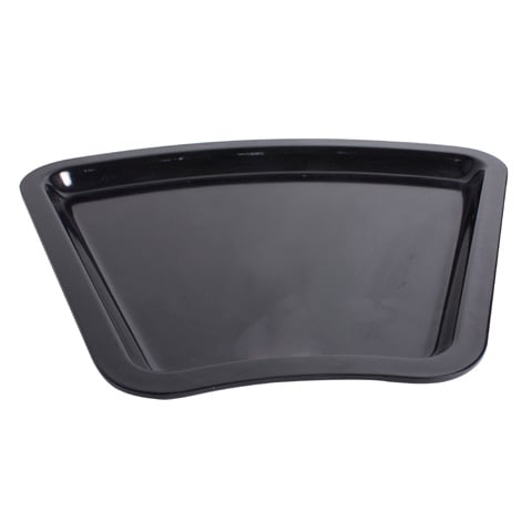 Efay Melamine Fan Shape Display Tray L32.5xW26.5xH2cm, Black