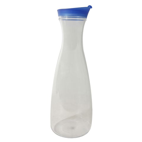 PLC JUICE/WATER BOTTLE w/BLUE LID Ø11.5xH32cm, 1.6L/55oz