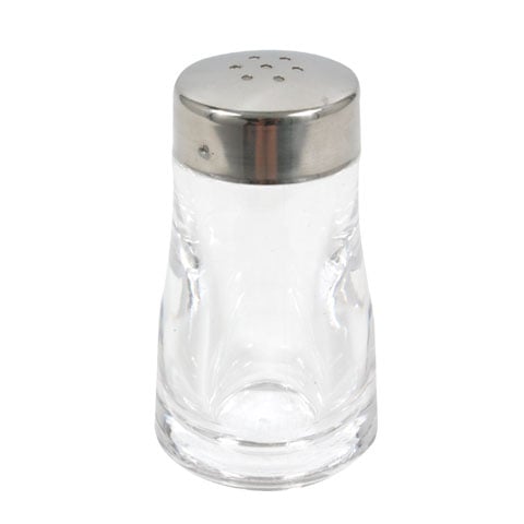 ACRYLIC SALT/PEPPER SHAKER Ø4.5xH7.5cm, 30ml, CLEAR
