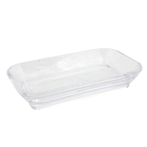 ACRYLIC TOWEL DISH L14xW8.2xH2.5cm