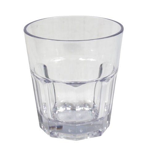 ACRYLIC O/FASHION TUMBLER D8.5xH9cm, 270ml, GRANITY CLEAR