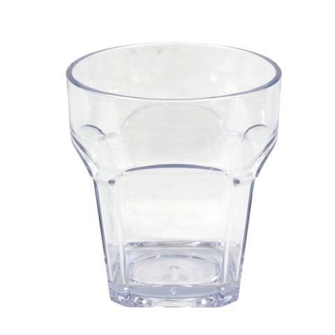 PC O/FASHION TUMBLER D8.5xH9.5cm, 300ml, SQ BASE CLEAR