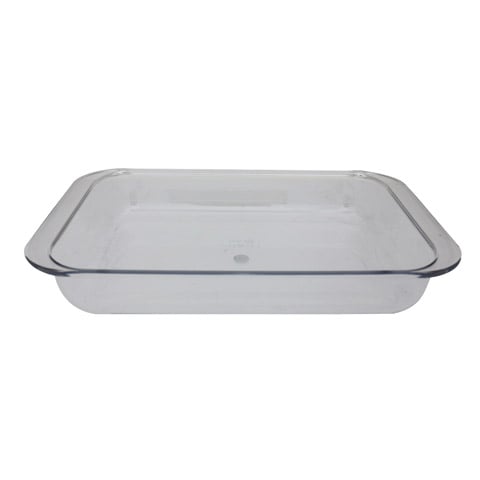 PC FOOD TRAY L35xW23xH6cm, CLEAR