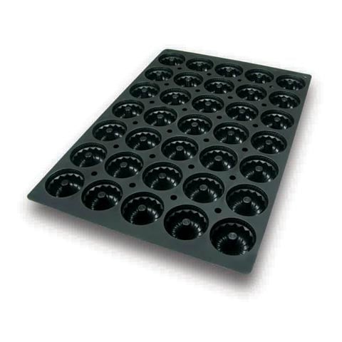 (15-00242) SILICONE MOULD 60x40, 35 KOUGLOPF, Ø73xH36mm, 90ml, SILIKOMART