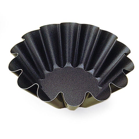 Gobel Non-Stick Brioche Mould With Flat Bottom & Wide Ribs Ø20xH7.2cm