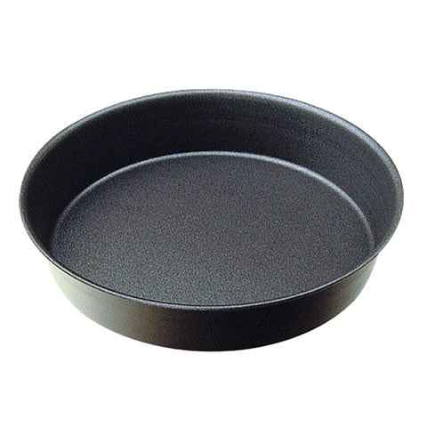 NON-STICK ROUND PLAIN CAKE MOULD w/ROLLED EDGES