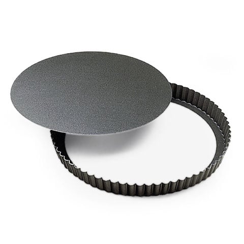 Gobel Non-Stick Round Medium Deep Fluted Tart Mould With Loose Bottom Ø20xH3.5cm