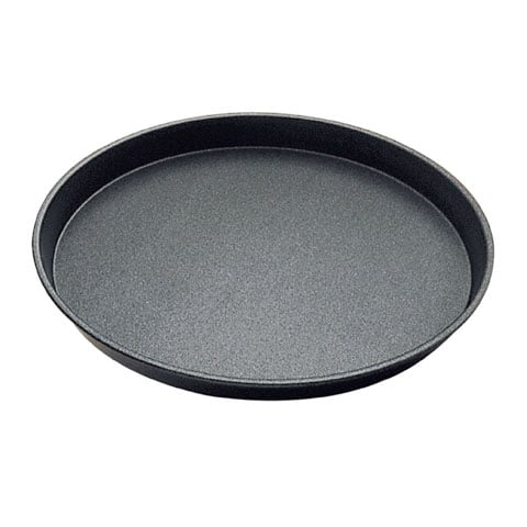 NON-STICK PLAIN ROUND TART MOULD w/FIXED BOTTOM