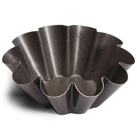 Gobel Non-Stick Brioche Mould With Flat Bottom & 10 Ribs Ø11xH4.2cm