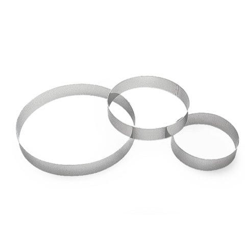 STAINLESS STEEL ROUND PASTRY RING