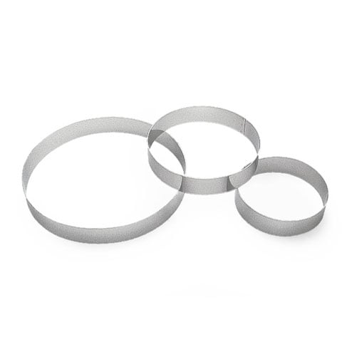 Gobel Stainless Steel Round Pastry Ring Ø18xH3.5cm