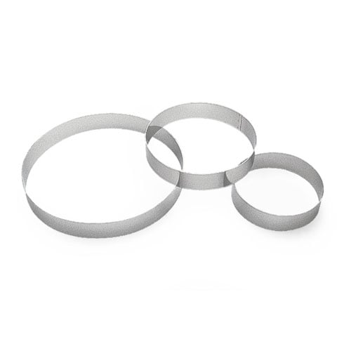Gobel Stainless Steel Round Pastry Ring Ø30xH3.5cm