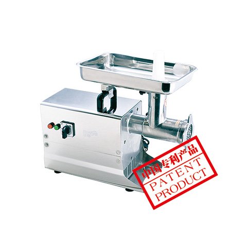 ELECTRIC MEAT MINCER IN STAINLESS STEEL HOUSING L56.5xW26xH46.5cm, 230V/50Hz/550W, 120kg/hr ==6 MONTHS WARRANTY==