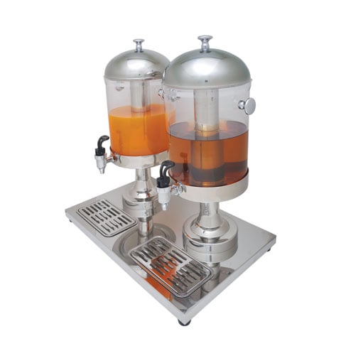 S/S TWIN JUICE DISPENSER D36xW52xH55cm, 2x8L