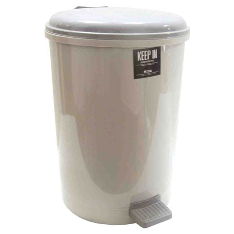 (22-01246) PLC RD PEDAL BIN  DIA 14.1/2"xH 21", 35 Ltr,  (KEEP IN)