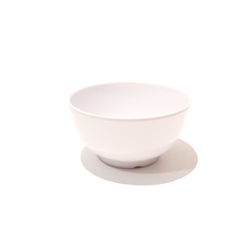 Melamine Round Rice Bowl Ø9.4xH4.9cm, 140ml, White