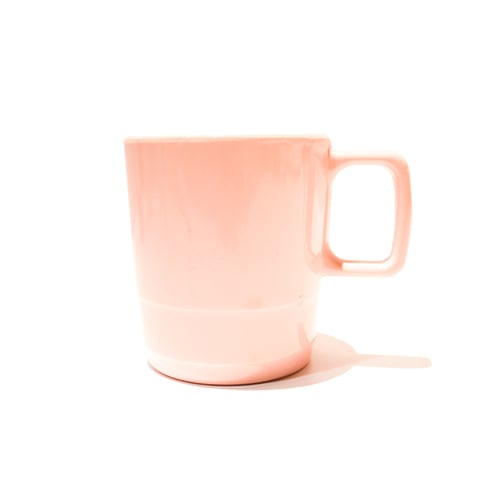 Melamine Drinking Mug Ø8.3xH9.2cm, 300ml, Pink