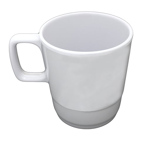 Melamine Drinking Mug Ø8.3xH9.2cm, 300ml, Cream