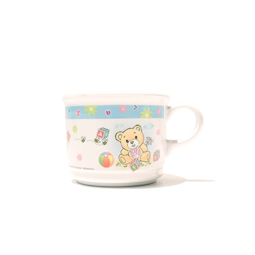 Melamine Tea Cup Ø8.2xH6.5cm, 200ml, Huggy Bear