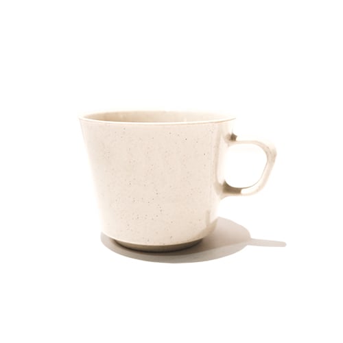 Melamine Tea Cup Ø8.4xH6.9cm, 200ml, Light Stone