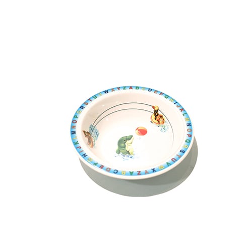 Melamine Round Bowl Ø16.5xH4.4cm, 300ml, Teady Bear