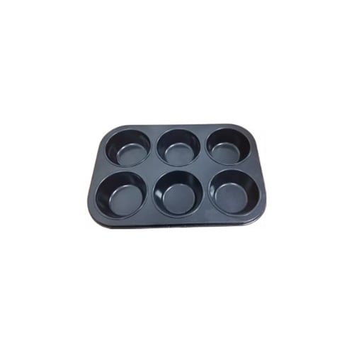 (15-00930) NON-STICK 6 CUPS MUFFIN PAN 268x182x27mm (CT2015S)(7921)
