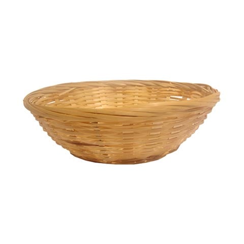 (24-01120) BAMBOO RD BASKET 12"