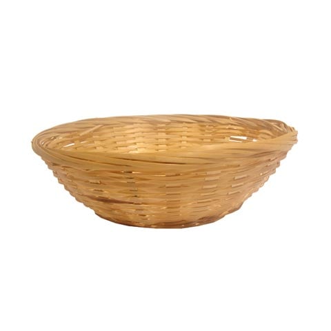 (24-01118) BAMBOO RD BASKET 9"