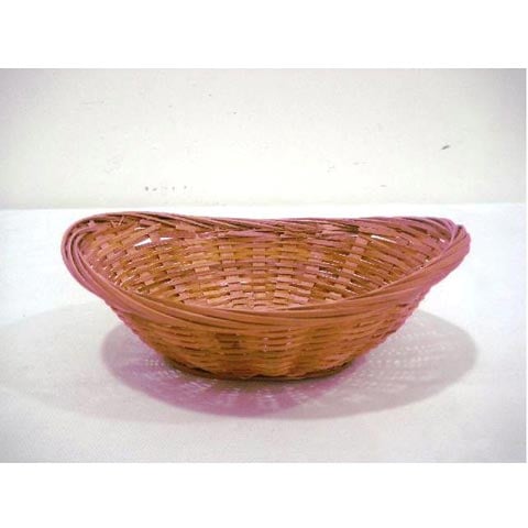 BAMBOO OVAL BASKET 12"