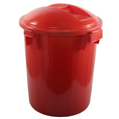 PLASTIC UTILITY BIN WITH LID