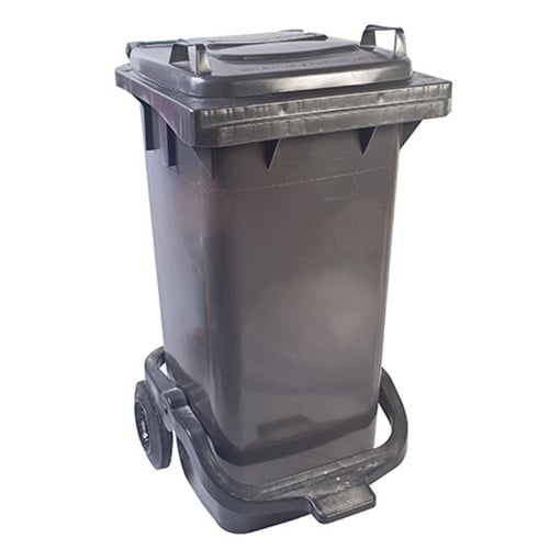 MOBILE REFUSE BIN WITH PEDAL & 2 WHEELS