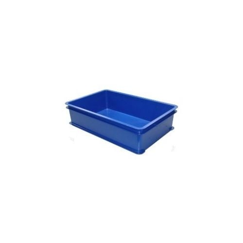 (21-00382-01) PLC STACKABLE CONTAINER L64xW42xH16cm, BLUE, UNICA