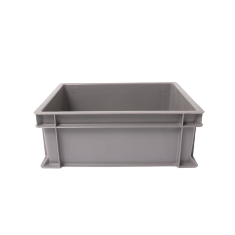 (21-00371) PLC STACKABLE CONTAINER L34.5xW27xH12.7cm, GREY, UNICA