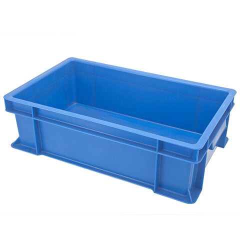 (21-00372) PLC STACKABLE CONTAINER L43xW26xH13cm, BLUE, UNICA