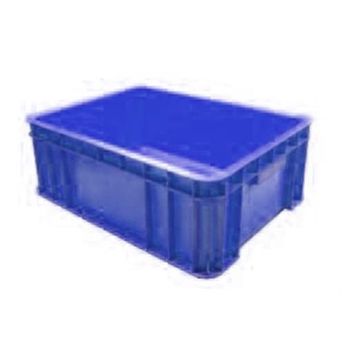 PLC STACKABLE CONTAINER L60xW45xH22cm, BLUE, UNICA