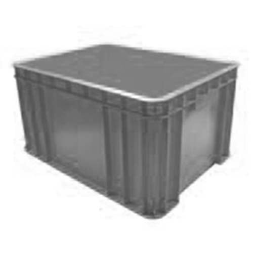 (21-00367) PLC STACKABLE CONTAINER L60xW45xH32.5cm, GREY, UNICA