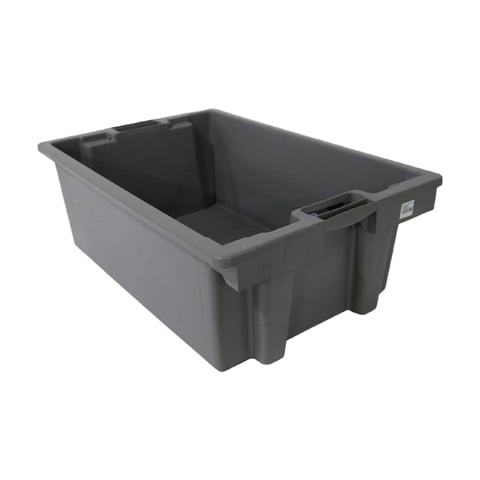 PLASTIC STACKABLE CONTAINER