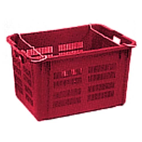 PLASTIC INDUSTRIAL BASKET WITH HANDLE