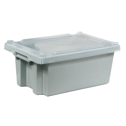 PLASTIC SPACE SAVER BOX WITH COVER