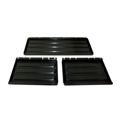 ACCS, (22-00260-10) LARGE TROLLEY PANEL SET ONLY (1back & 2sides), BLACK, UNICA
